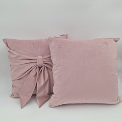 Luvoti sametový polštář s mašlí (sada 2 ks)
