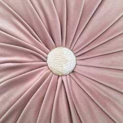 Luvoti kulatý polštář s knoflíkem (sada 2 ks)