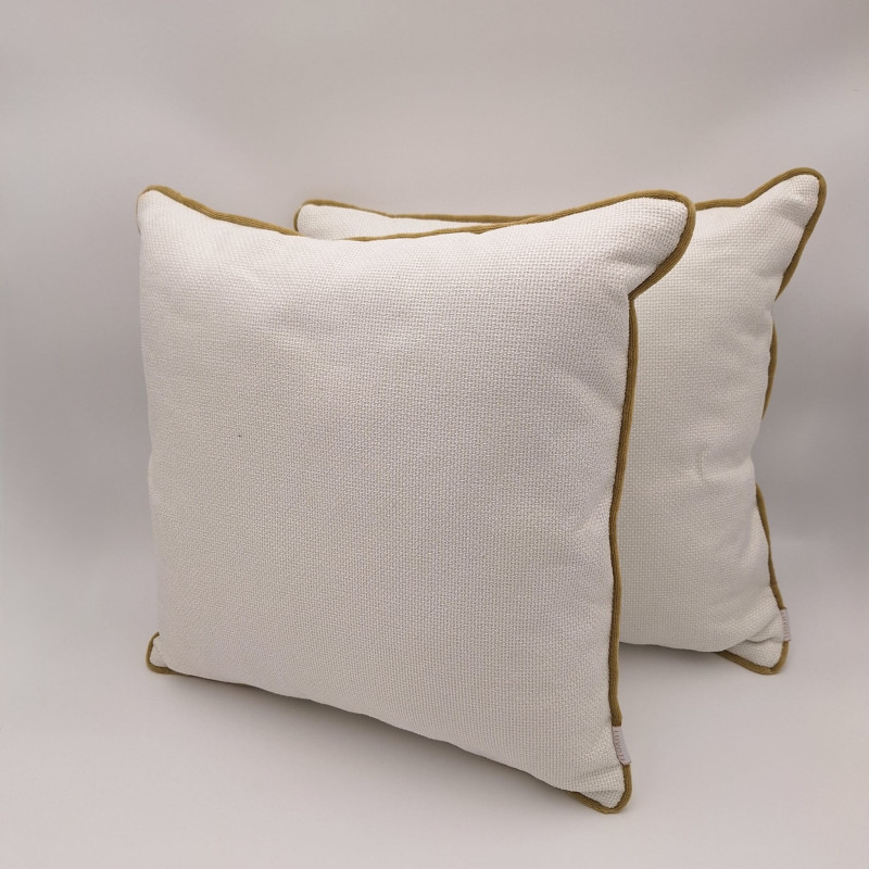 Luvoti polštář se zlatou paspulí (sada 2 ks)