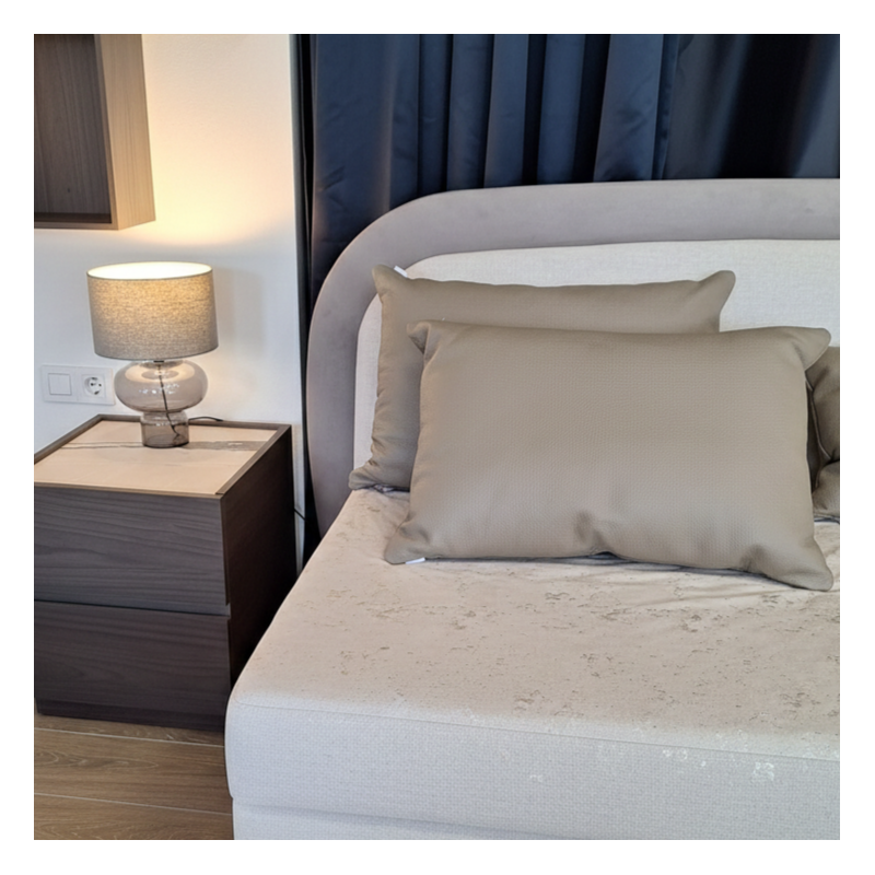 Luvoti polštář z pravé kůže (sada 2 ks)