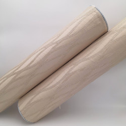 Luvoti béžový válec se třpytivými vlnami a paspulí (sada 2 ks)