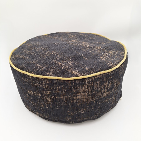 Luvoti černý pouf black fresco
