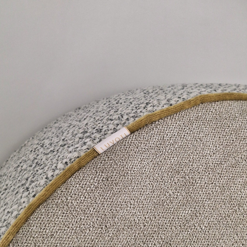 Luvoti střední sedací vak grey tweed