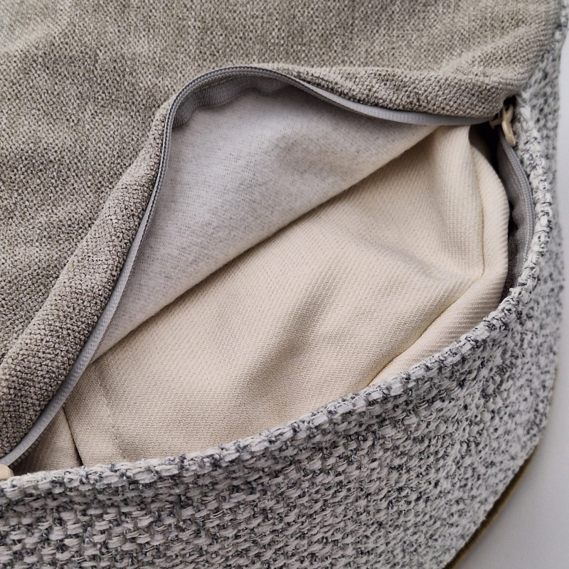 Luvoti střední sedací vak grey tweed