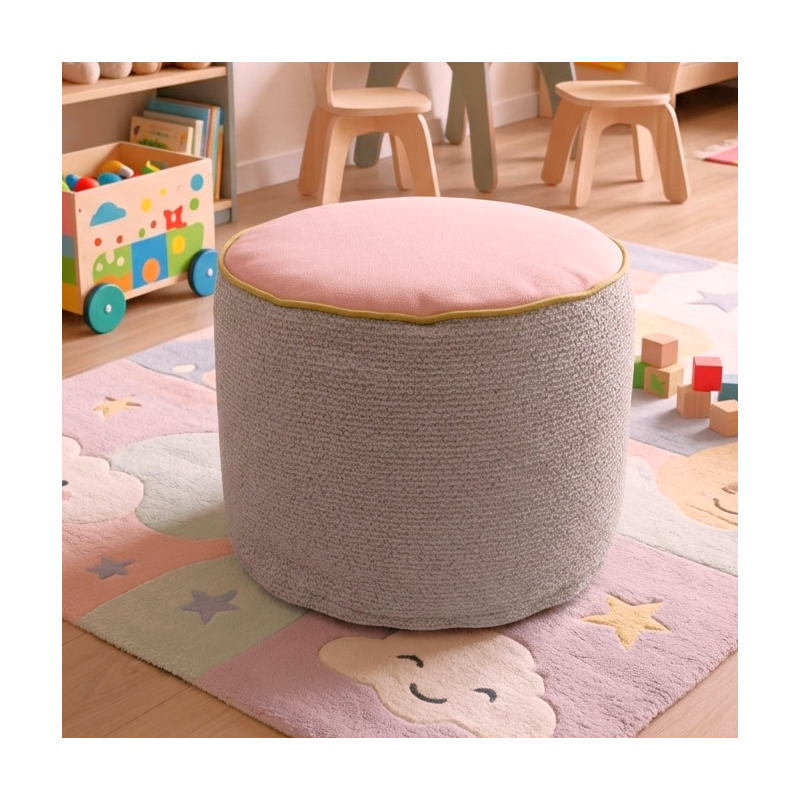 Luvoti střední sedací vak pink tweed