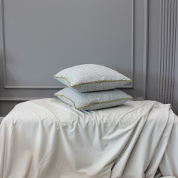 Šedý polštář s tweedovou texturou - sada 2 ks