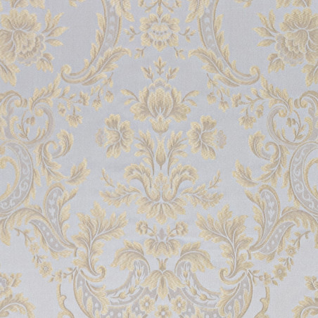 Zámecká látka Contessina Main Design pearl white, Sarelli