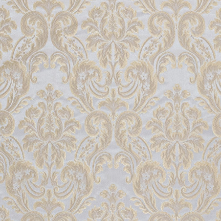 Zámecká látka Contessina Flower pearl white, Sarelli