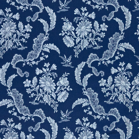 Zámecká látka Croisette Main Design night blue, Sarelli