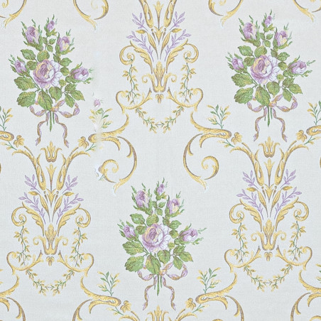 Zámecká látka Elizabeth Main pearl white, Sarelli