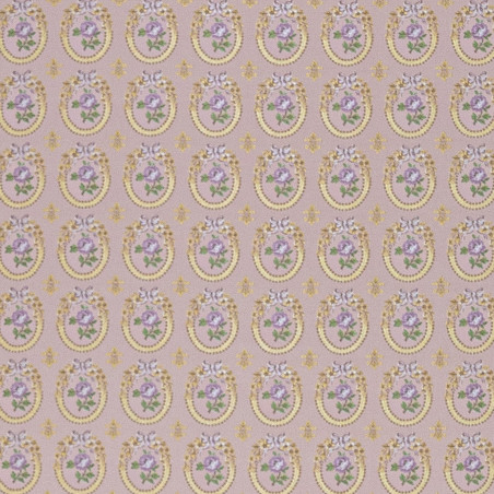 Zámecká látka Elizabeth Flower Two luxury pink, Sarelli