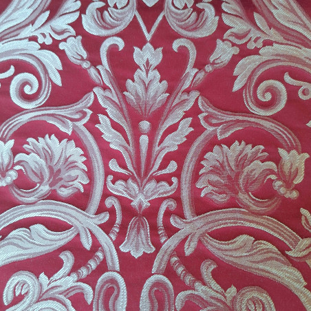 Zámecká látka Serenissima Main ruby red, Sarelli