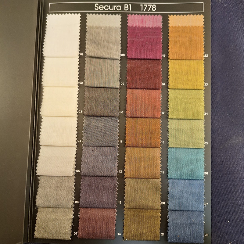 Nehořlavá záclona Bautex 1778