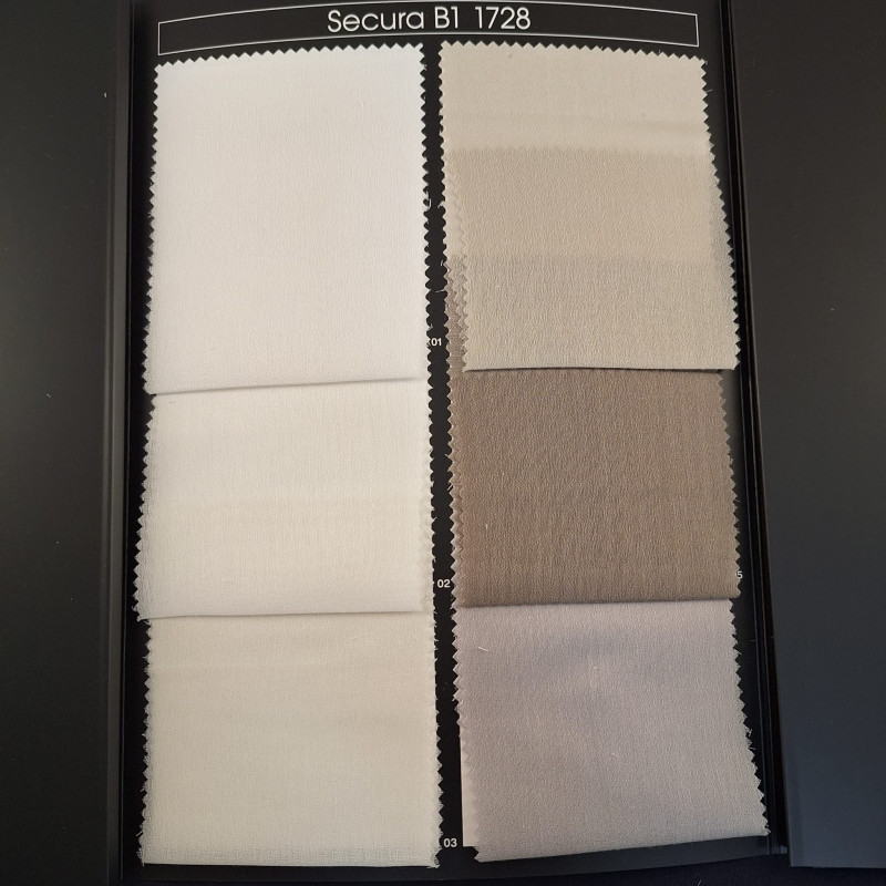 Nehořlavá záclona Bautex 1728